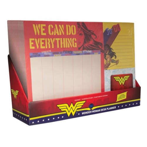 Настольный планировщик Wonder Woman A4 Desk Planner (CDU 12) PP5147DC